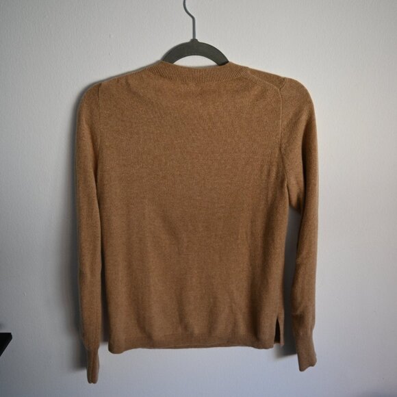 J.Crew Cashmere Crew Neck Sweater – Camel – Size S - Picture 2 of 9